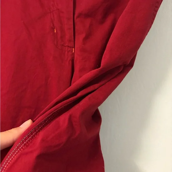 Anthropologie Sitwell Red Lowrise Pants 6 - Picture 3 of 4